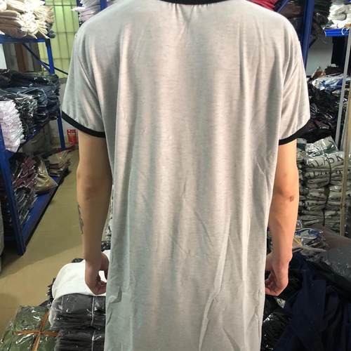 clothes home casual mens pajamas vest loose T-shirt long