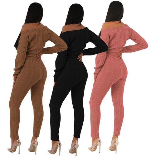 clothes nightclub suit casual piece two sweater elastic
