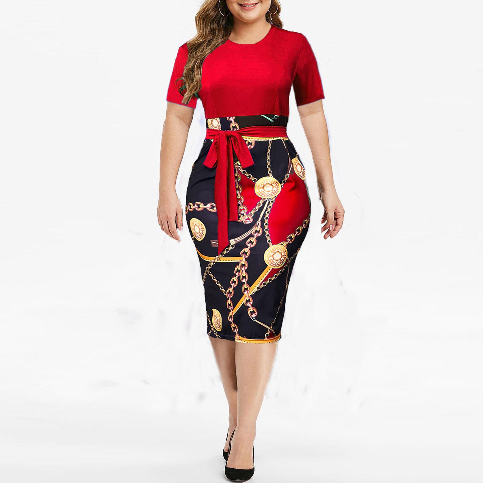 belt with dress mini fit slim stretch slight neck round