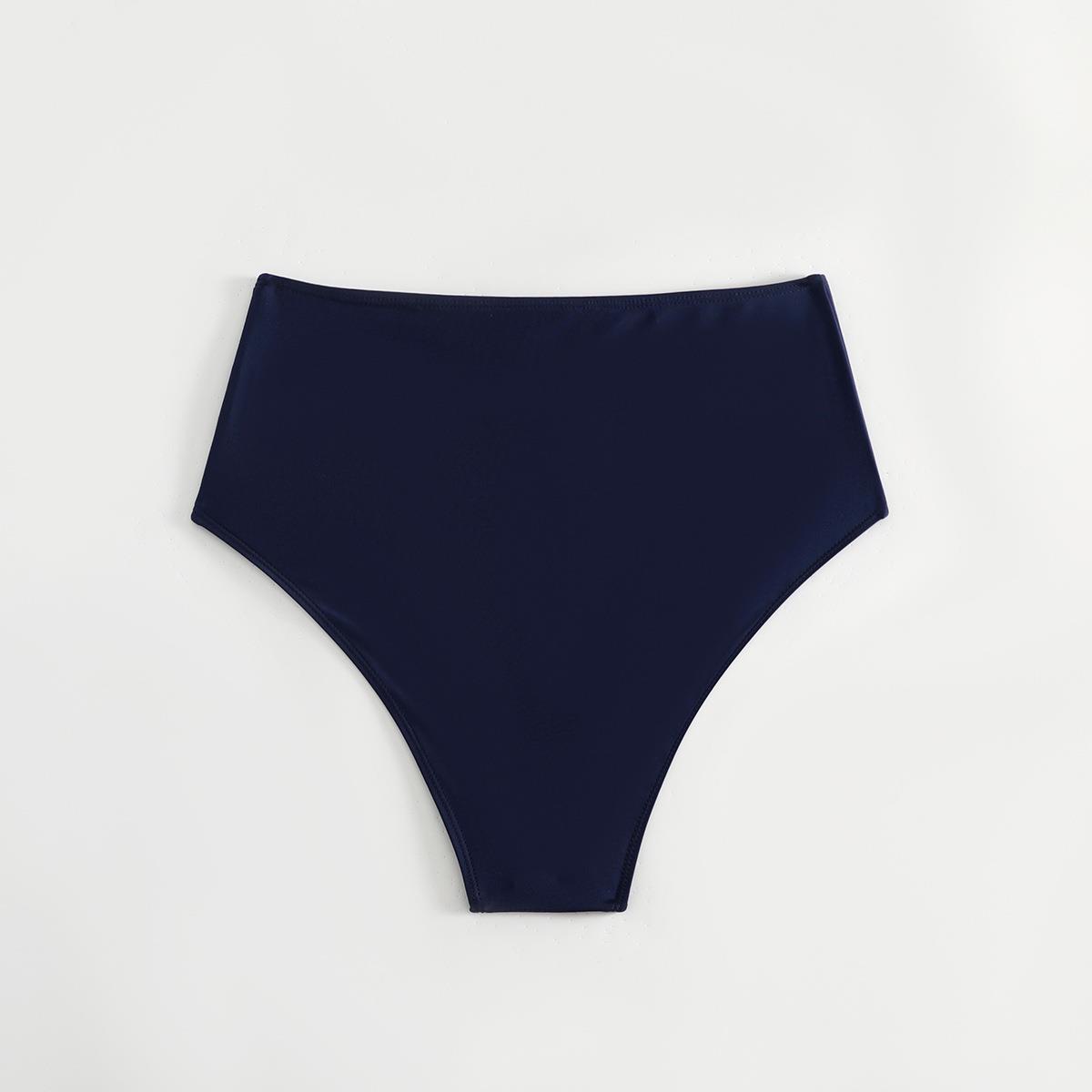 trunks swimming briefs bikini elastic high waist high color