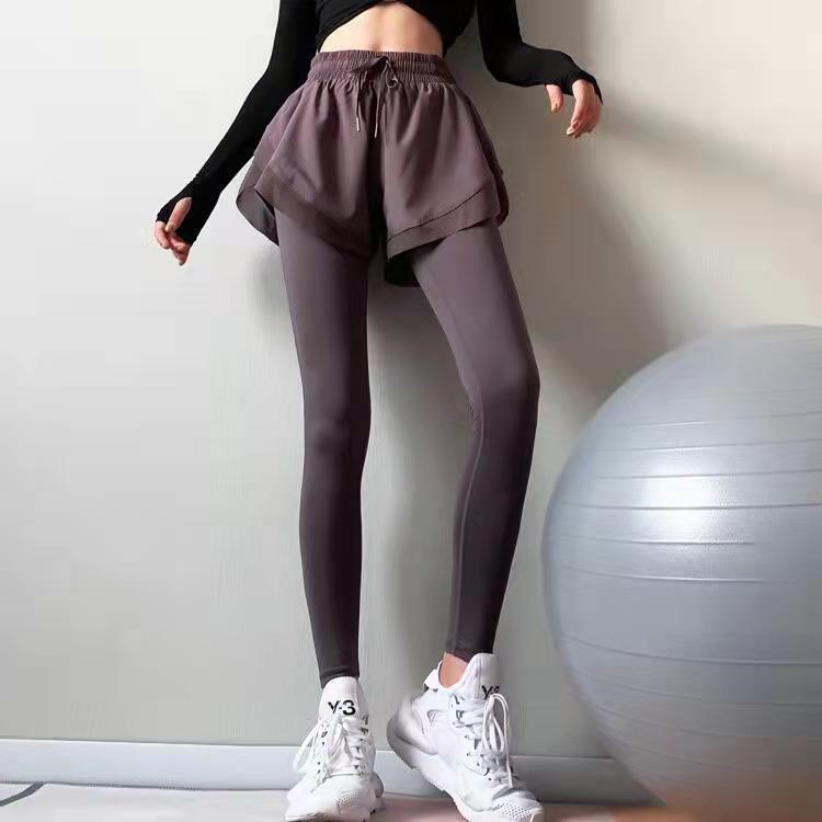 waist two-piece trousers sports high yoga trousers for