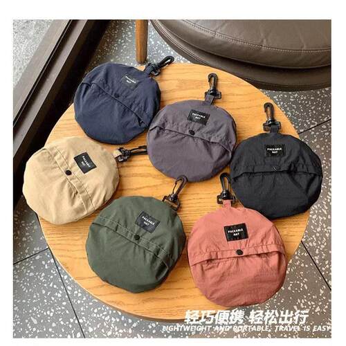 Foldable Panama Bucket Hat Outdoor Anti-UV Sun Hats For Men
