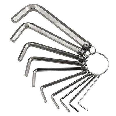 Short Arm Hex Key Set Alan- Allen Metric Hexagon Wrench