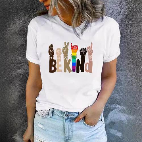 T-Shirt Fashion Casual T-Shirt Sleeve Short Neck Round Day