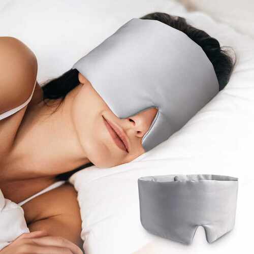 100% Mulberry Silk Sleeping Mask Eyepatch Blocking Light Eye