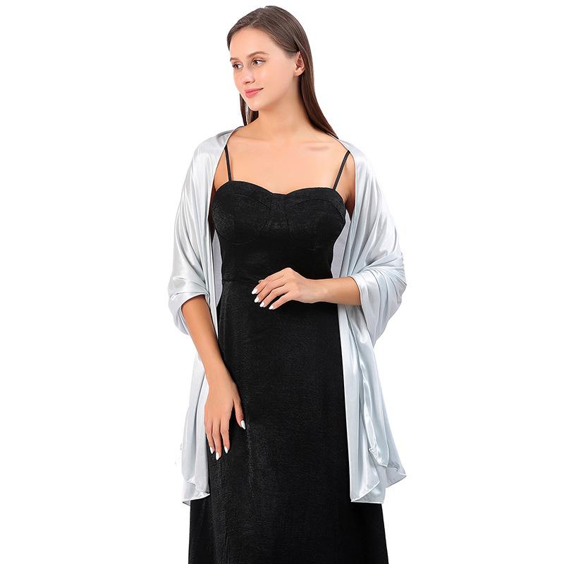 women purpose dual scarf shawl party cheongsam dress