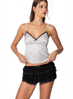 Hot Girl Camisole Satin Lace Camisole Top