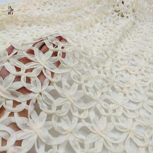 fabric bag dress dress fabric embroidery hollow chiffon