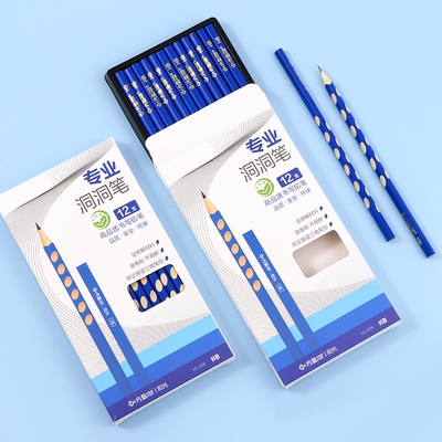 1264-3 方鱼洞洞铅笔(一盒12支)