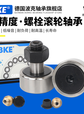 德国进口BKE螺栓滚针轴承KRV/KR13 16 19 22 26 30 32 35 40-PP-A