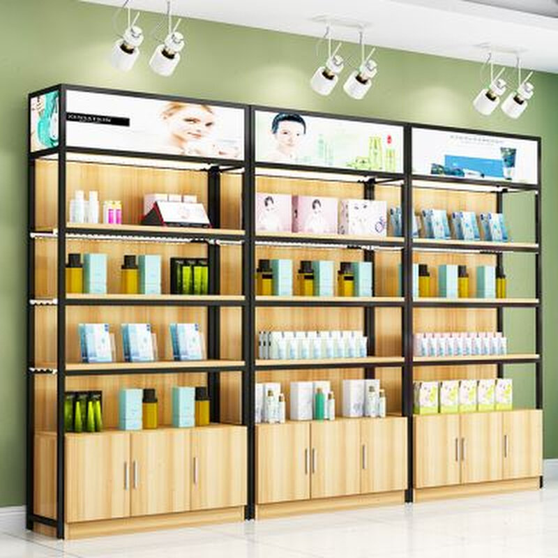 速发化妆品柜子展示柜多层储物陈列架母婴店玩具鞋包货架多功能展