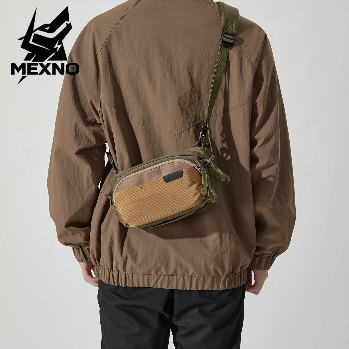MEXNO梅克奴男士户外机能单肩包