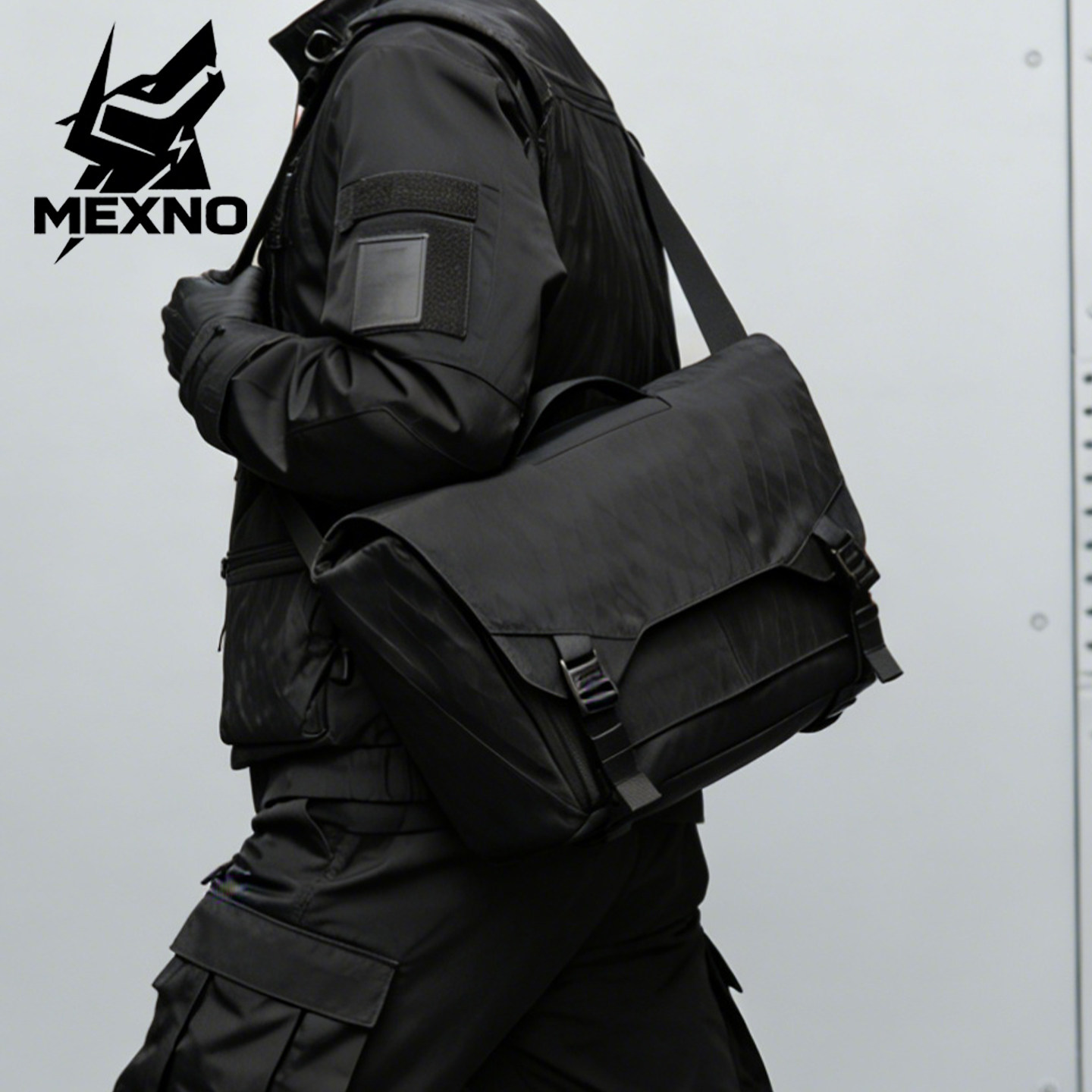 男款机能斜挎包男士休闲通勤旅行单肩包XPAC运动防水大容量邮差包