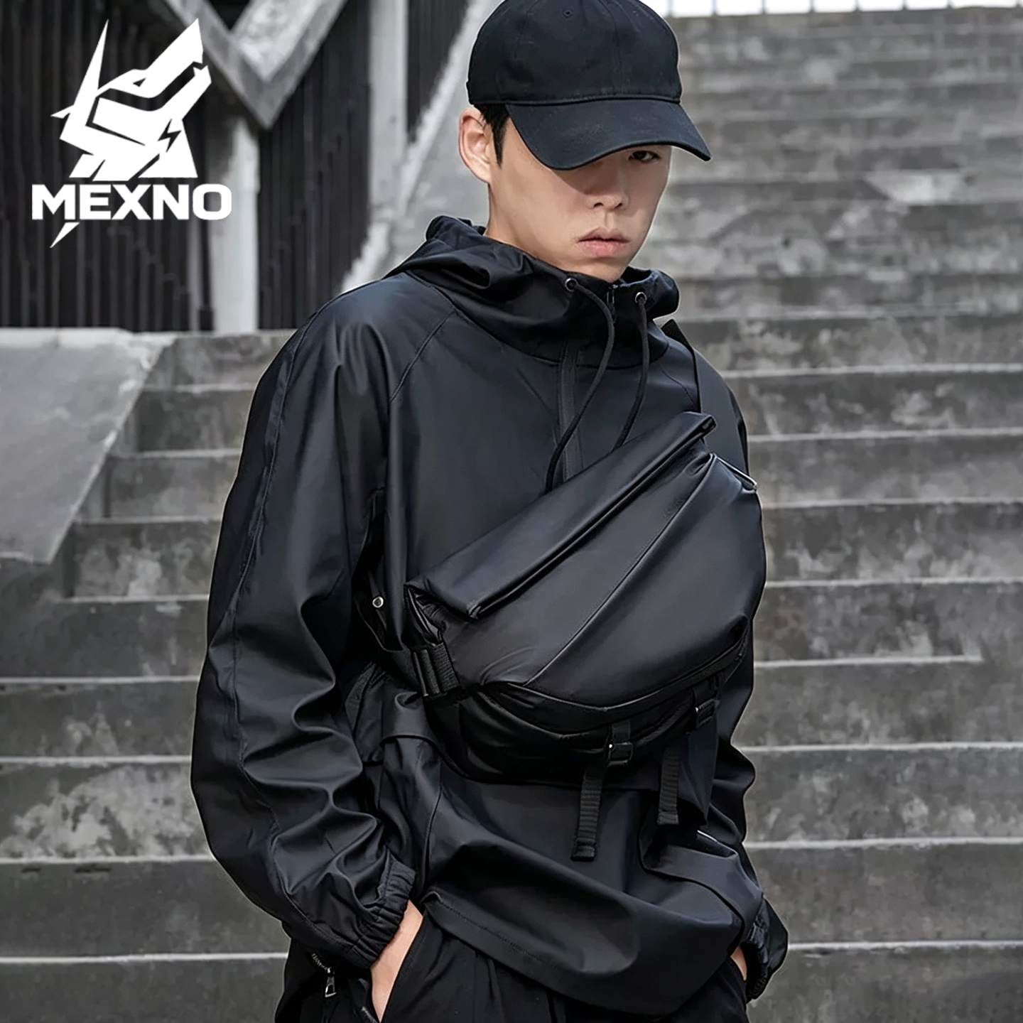 MEXNO梅克奴男士机能户外斜挎包