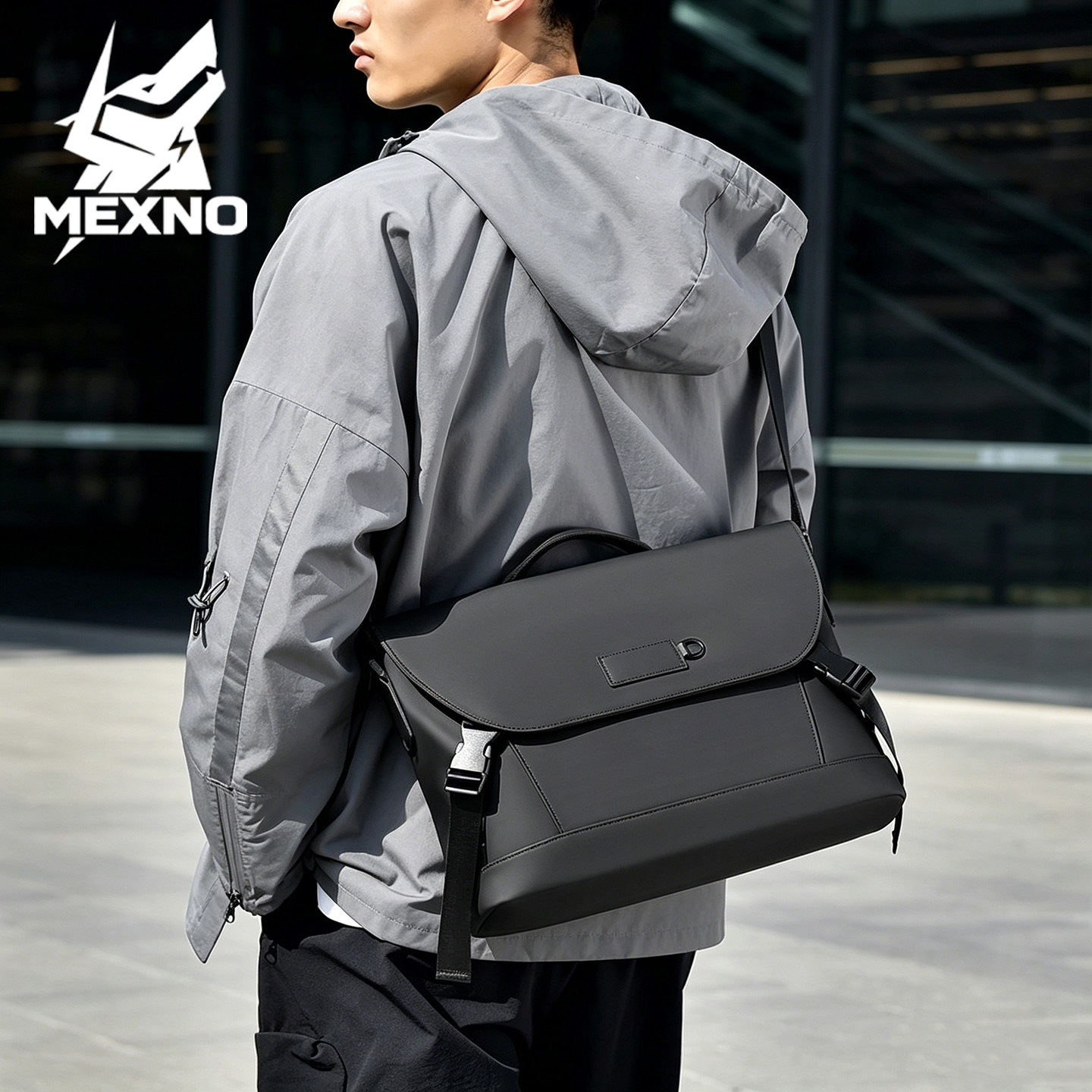 MEXNO梅克奴休闲简约通勤单肩包