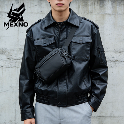 MEXNO梅克奴男士便携通勤单肩包