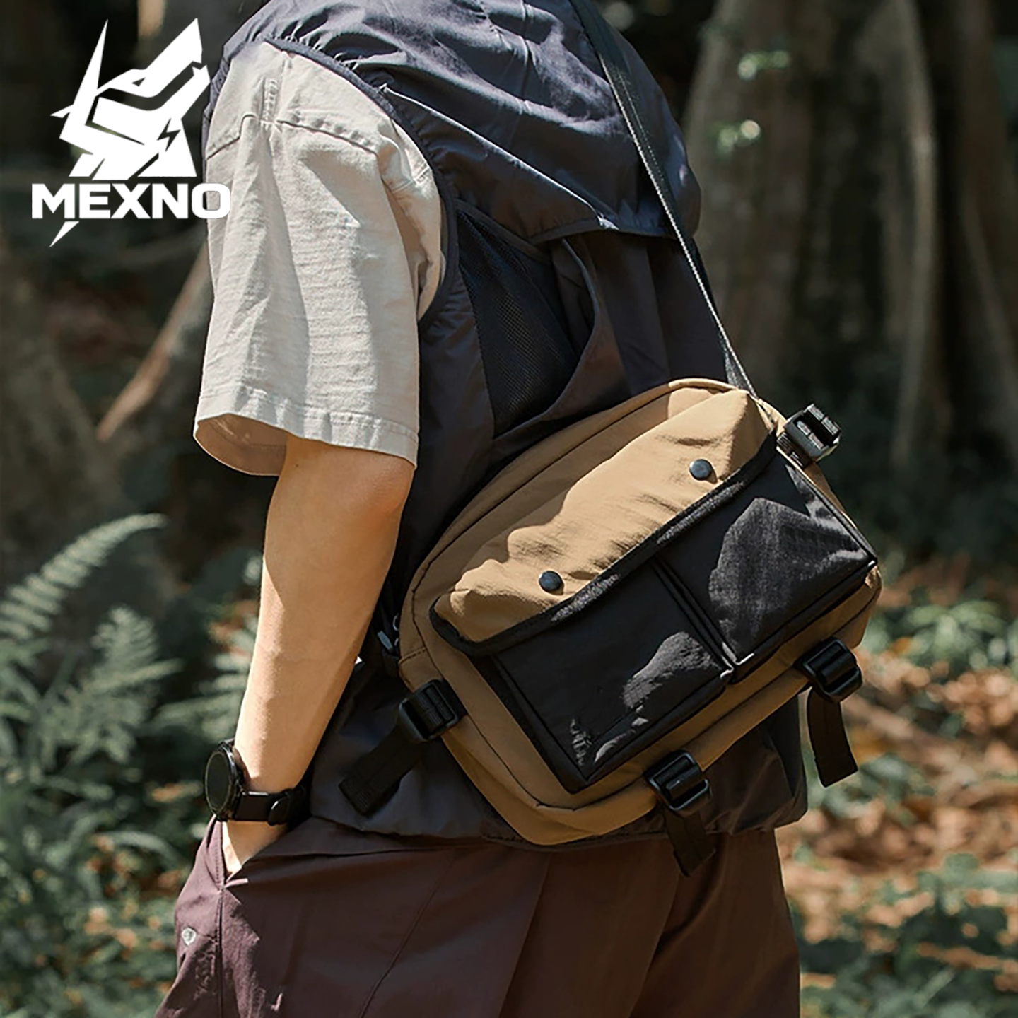MEXNO梅克奴休闲出差通勤单肩包