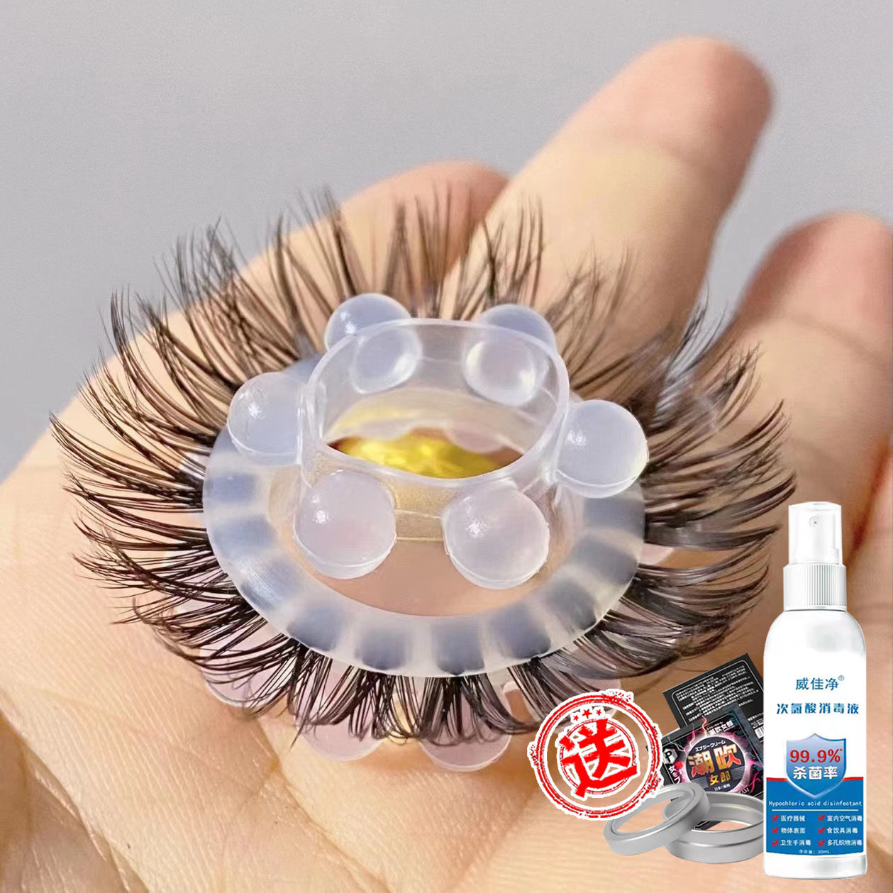 羊毛圈羊眼睛圈硅胶套马尾圈羊眼圈女性羊眼圈不掉毛男士羊眼毛圈