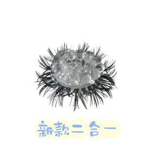 二合一养羊眼圈男士马尾硅胶圈天然弹力不断毛新羊眼马纯海狗毛圈