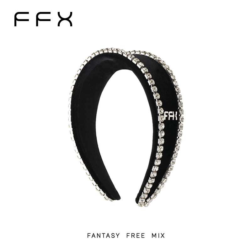 FFX弗弗西[夜宴]高级感轻奢大钻宽版发箍女2025新款洋气时尚头箍