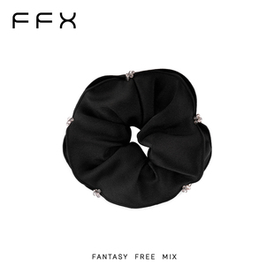 弗弗西FFX【夜幕美人】高定手工水晶柔软大肠圈发圈