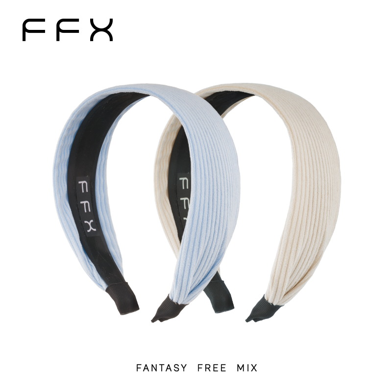 弗弗西FFX初幕简约时尚宽边发箍高级感女款不勒头高颅顶头饰夏天