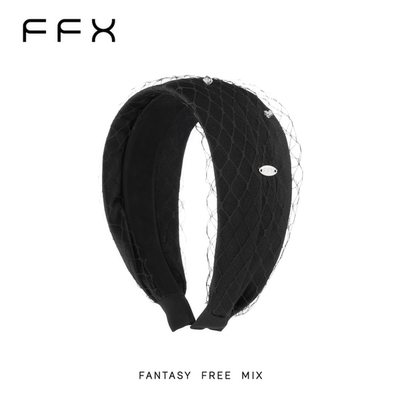 弗弗西晚间星辰褶皱宽版发箍