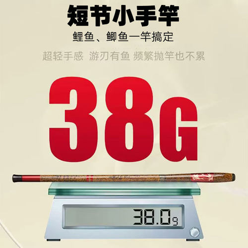 新型钓鱼竿短节小手竿鱼竿