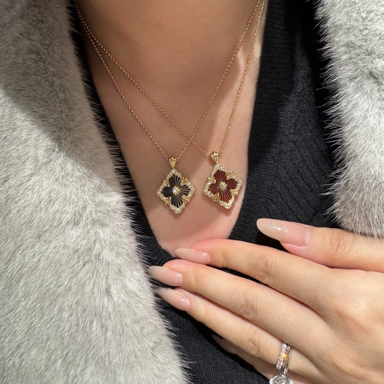 【识货的来】Opera项链18K四叶草