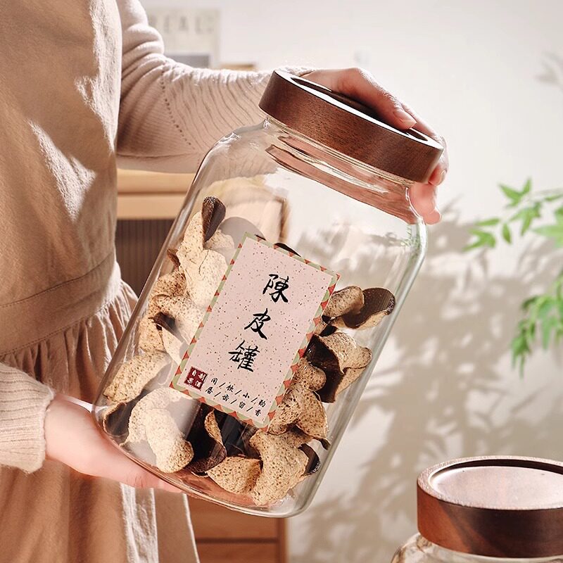 大号玻璃密封罐陈皮专用
