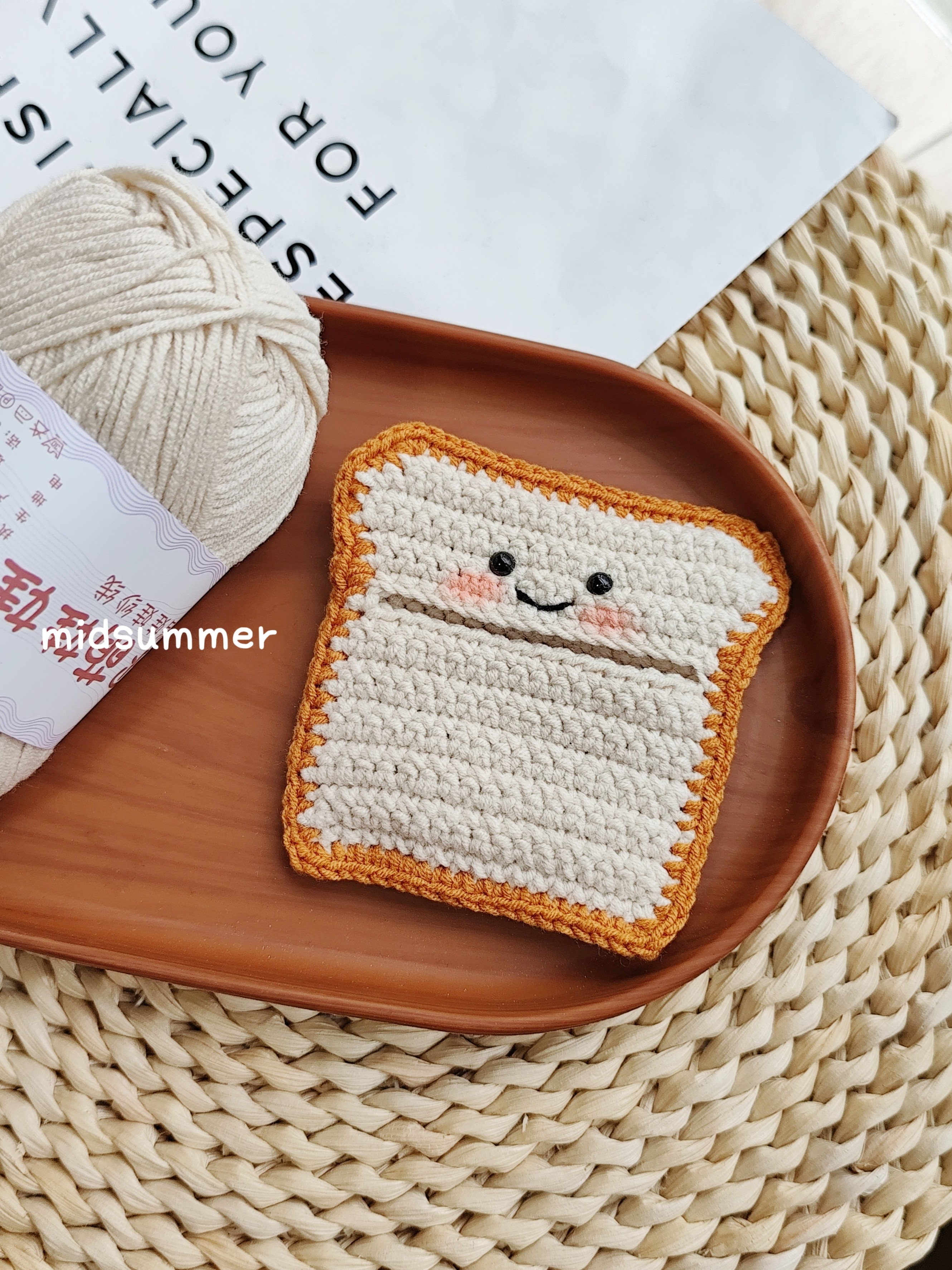 DIY吐司耳机包材料包有心意的礼物实用毛线钩针成品新手耳机包,服饰配件/皮带/帽子/围巾,DIY编织材料包,淘宝优惠券,粉丝福利购,淘宝优惠卷