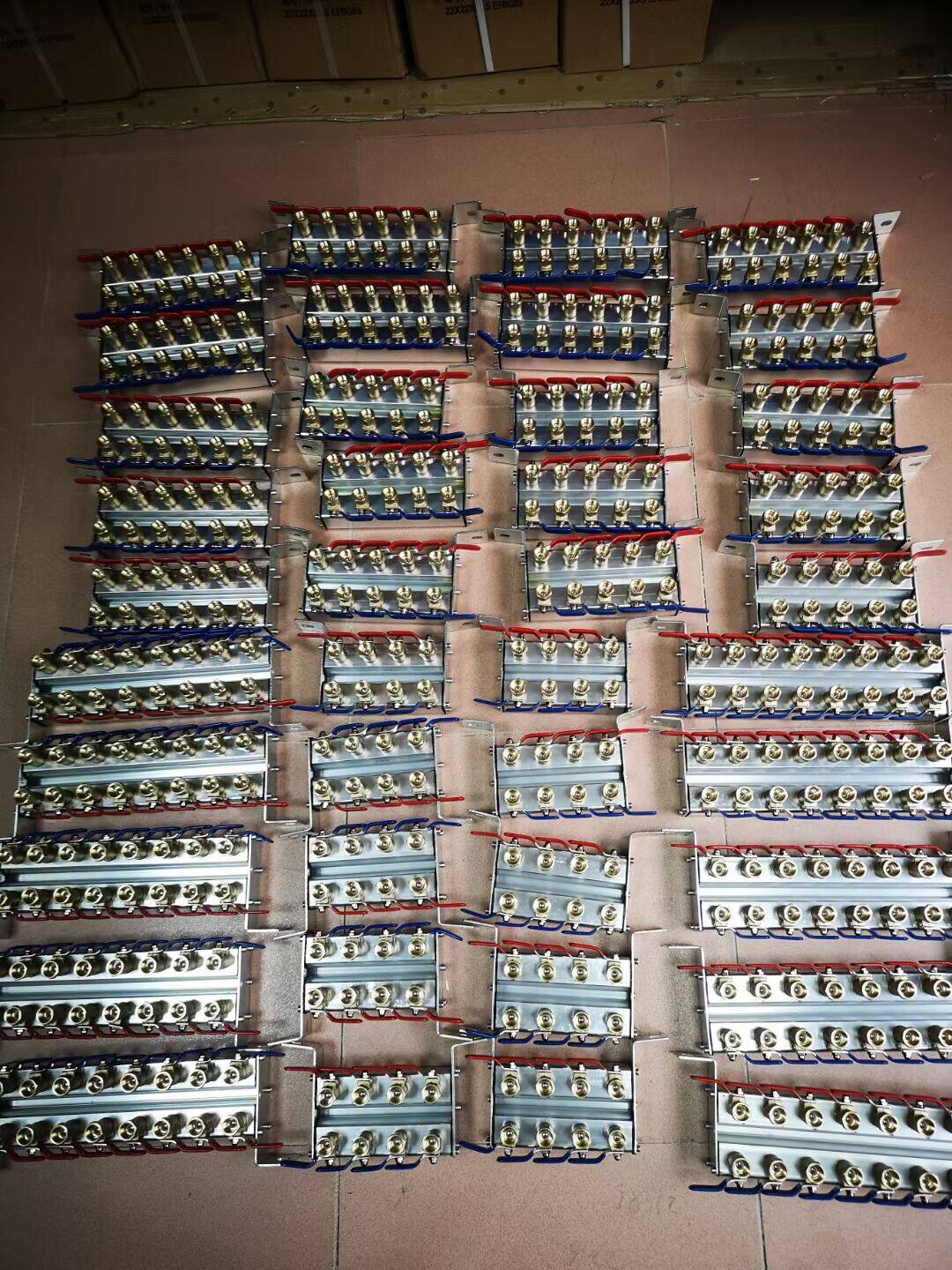 注塑机水排 模具冷却水运水排 双层水位分流器 注塑机分水排 球阀