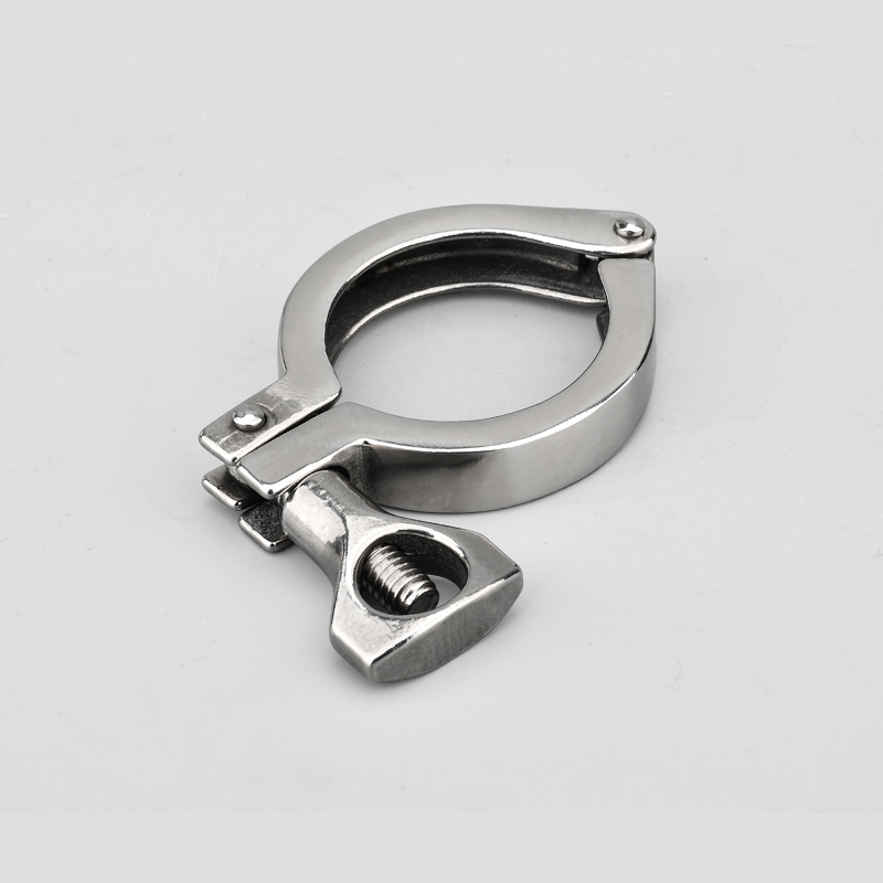 卫生级快装卡箍304/201不锈钢接头H卡盘抱箍快接端头精铸卡扣管夹