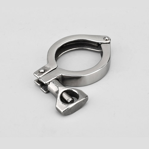 卫生级快a装卡箍304/201不锈钢接头卡盘抱箍快接端头精铸卡扣管夹