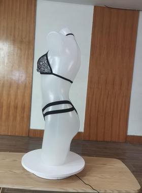 Fashion sexy lingerie lace strap halter neck bra
