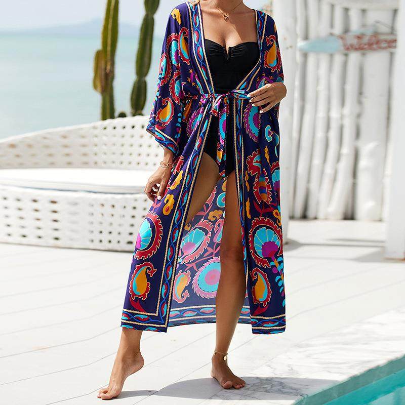 Cotton Beach Jacket Sexy Sun Protection Cardigan Holiday