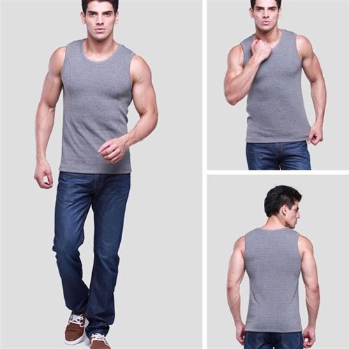 elastic stringer breathable casual tank undershirt beater