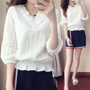 shirts lace womens slim bottoming tops clothing