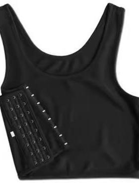 Three-row hook short sports chest binder healthy shaping