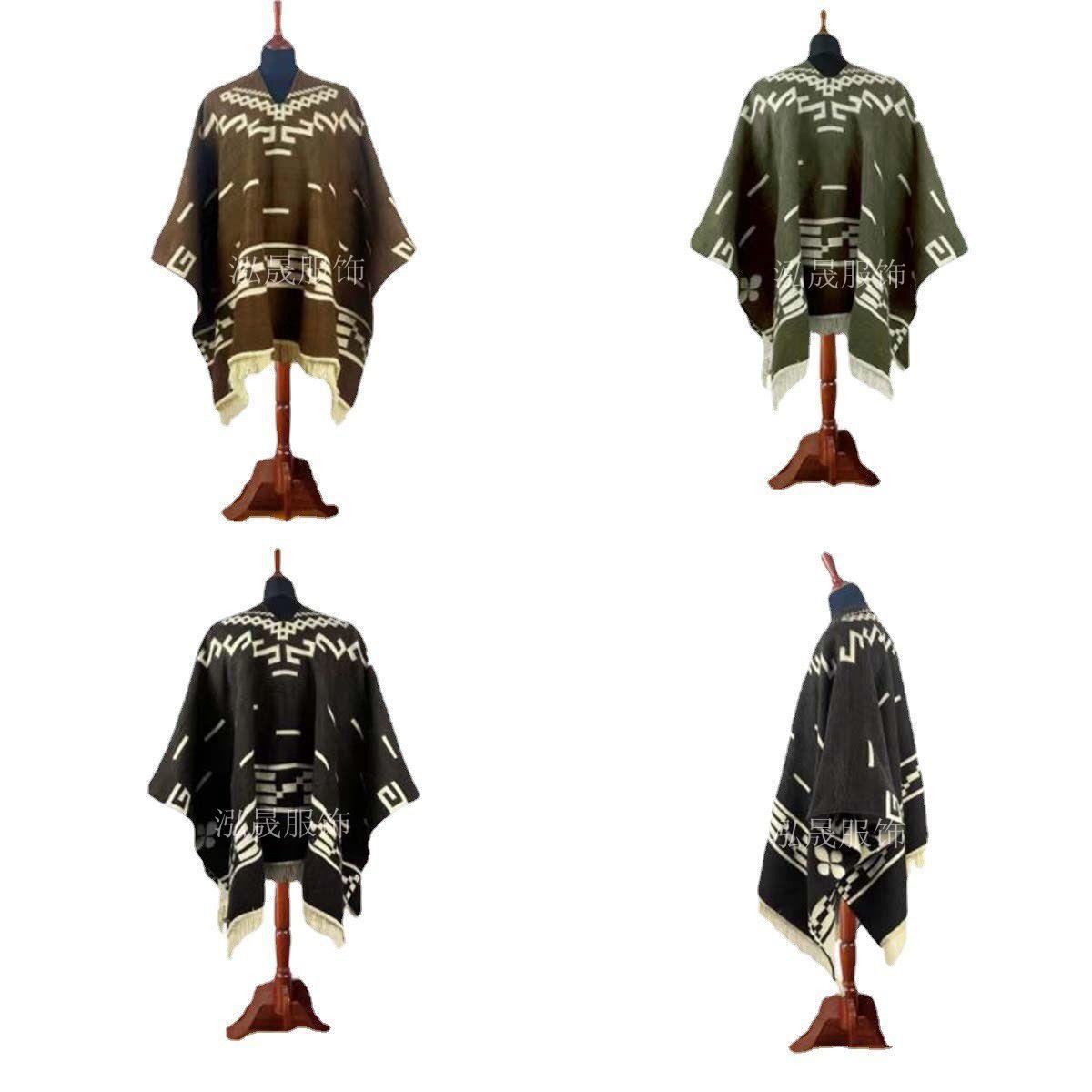 bufanda custom soft warm wrpas shawls retro winter tassel