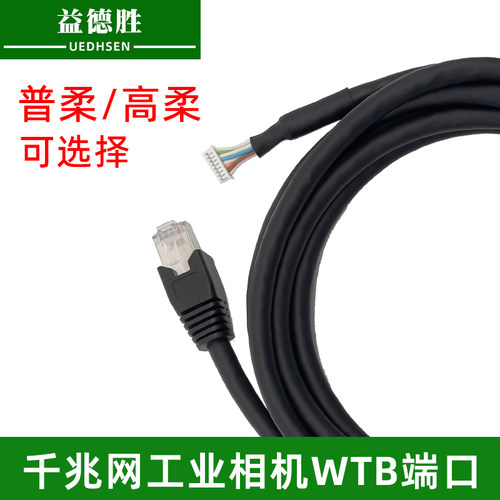 千兆网工业相机模组WTB端口网线