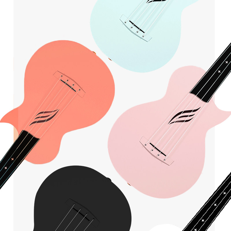 AI音乐学院恩雅Nova u碳纤维尤克里里女生款可爱23寸初学者小吉他