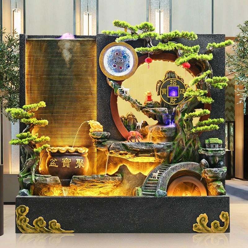 大型水幕墙瀑布流屏风办