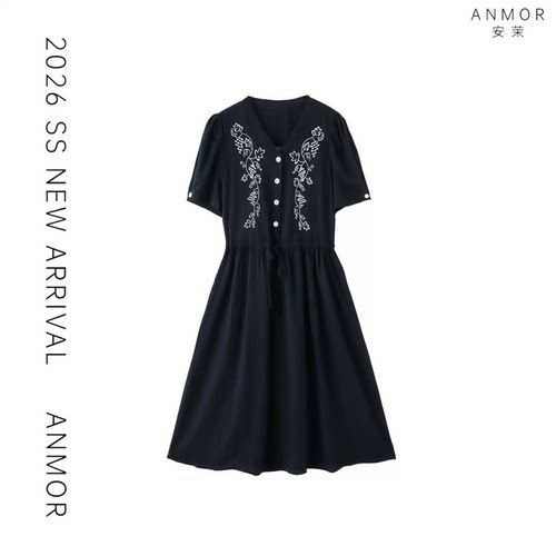 【玉米专享】ANMOR安茉【海娜连衣裙】时尚百搭休闲连衣裙AM5874
