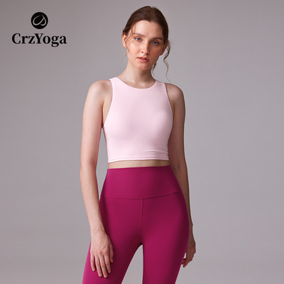 CrzYoga Butterluxe黄油女运动背心上衣瑜伽内衣健身瑜伽服普拉提