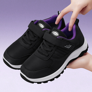 老奶奶宽胖脚宽口专用鞋 老年人脚肿宽松鞋 加宽加大软底防滑妈妈鞋