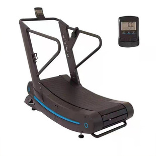 高档无动力商用跑步机健身房工作室大型无电弧形磁控可调阻力有氧