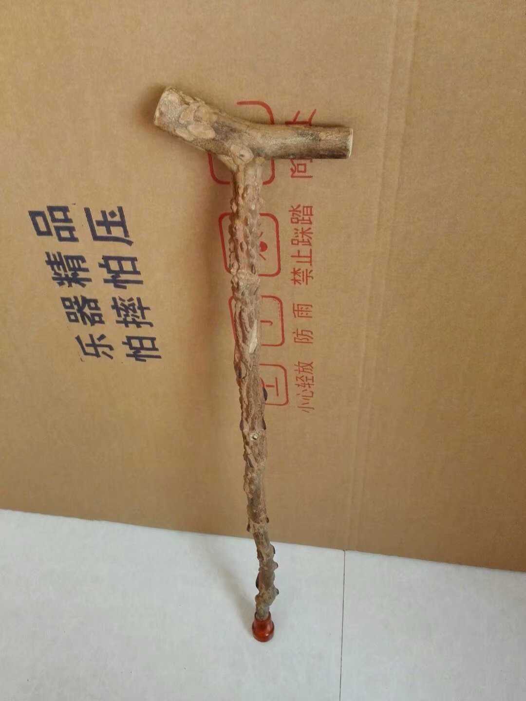 高档纯野生一体花椒木龙头拐杖老人护理手杖拐杖拐棍龙头拐杖手工