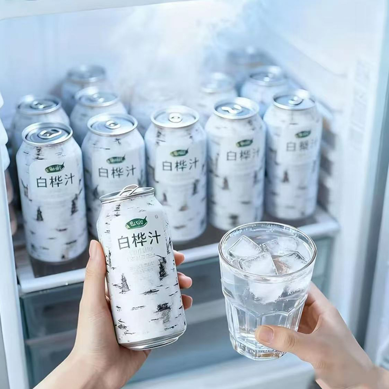 100%白桦树汁植物饮料大瓶装原汁原液无添加剂配料干净新日期特价