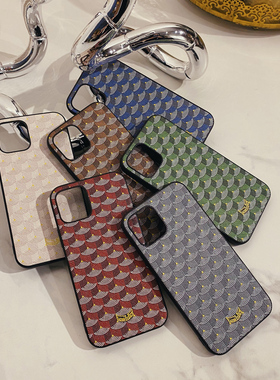 法国老牌Faure拿破仑手机壳适用苹果14/15pro全包皮壳手机壳防摔iPhone13/15promax/plus斜跨保护套mini/xr